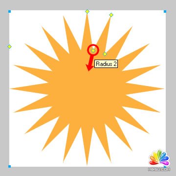 Fireworks制作光芒四射的廣告效果