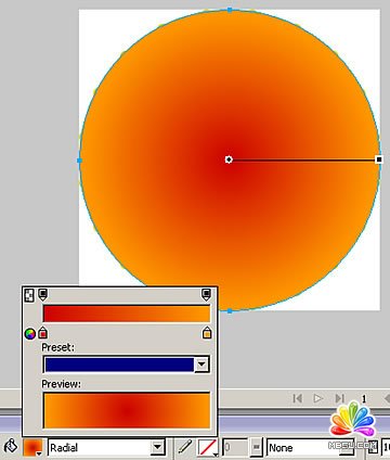Fireworks制作光芒四射的廣告效果