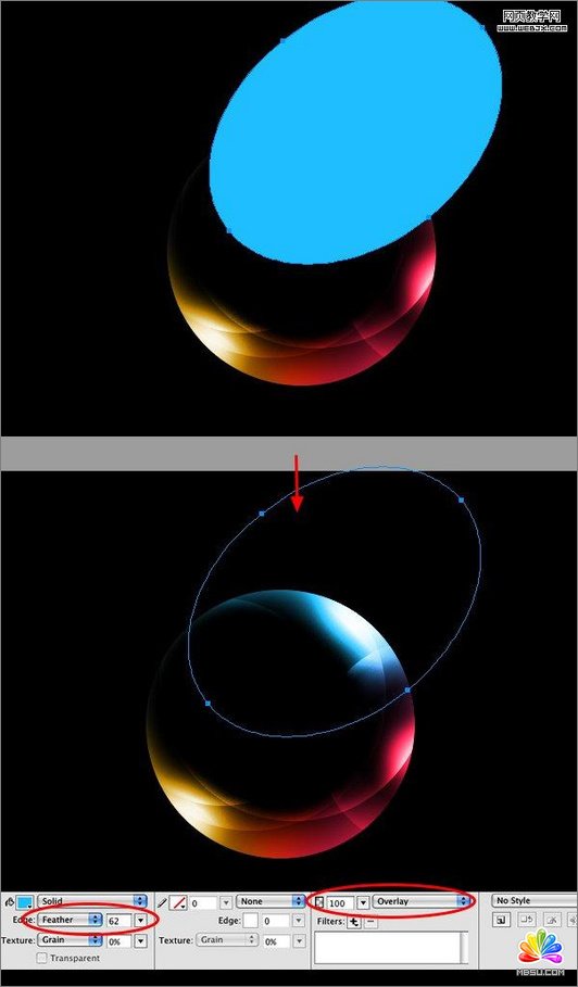 Fireworks實(shí)例教程:制作超級(jí)光線水晶球