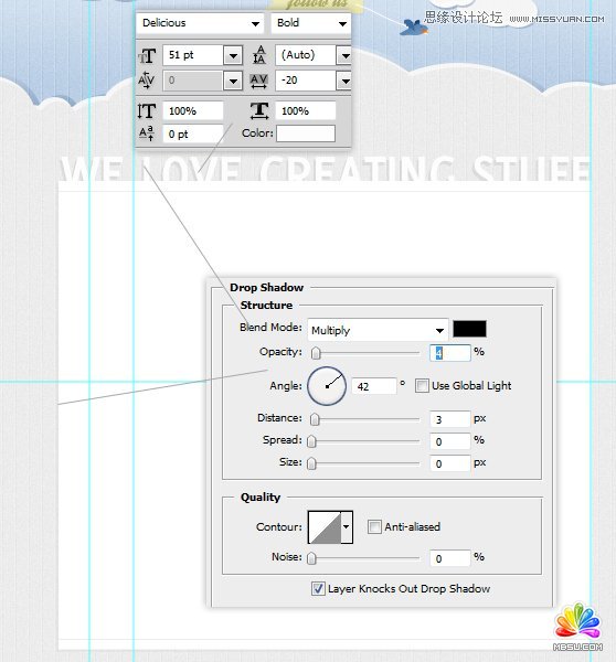 Photoshop設計簡潔大方的網頁界面,破洛洛