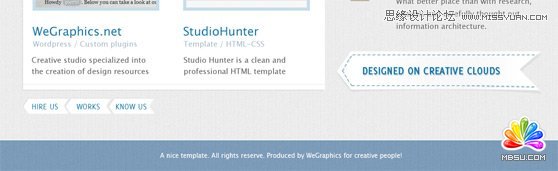 Photoshop設(shè)計(jì)簡(jiǎn)潔大方的網(wǎng)頁(yè)界面,破洛洛