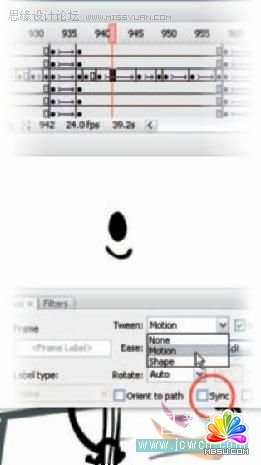 Flash cs3鼠繪教程:圖形元件的同步與不同步,PS教程,思緣教程網(wǎng)