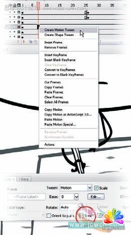 Flash cs3鼠繪教程:圖形元件的同步與不同步,PS教程,思緣教程網(wǎng)