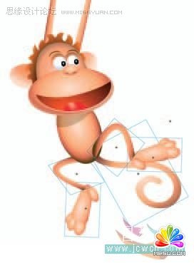 Flash cs3鼠繪教程:動畫技巧之繪制猴子,PS教程,思緣教程網(wǎng)