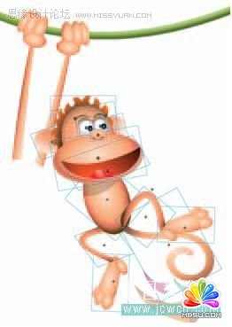 Flash cs3鼠繪教程:動畫技巧之繪制猴子,PS教程,思緣教程網(wǎng)