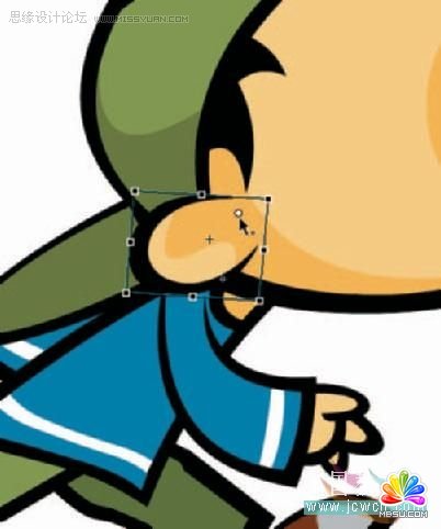 Flash cs3鼠繪教程:鉸連身體部分,PS教程,思緣教程網(wǎng)