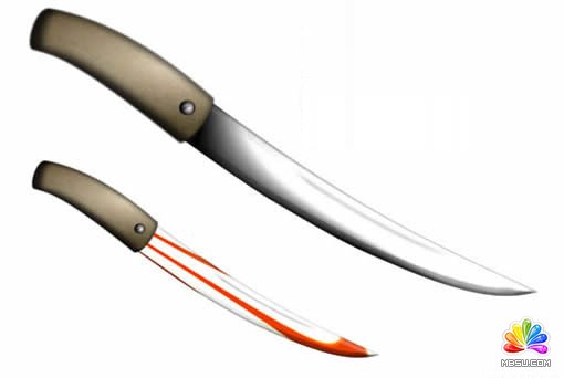 Fireworks快速制作帶血的金屬刀具 模板無憂