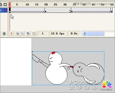 Flash制作太暴力了搞笑QQ表情動畫,PS教程,思緣教程網(wǎng)