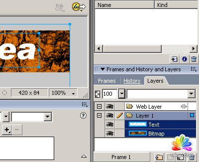Fireworks 創(chuàng)建殘破紋理特效文字